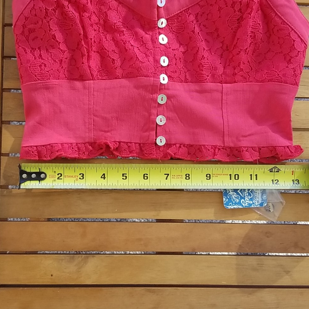 Free People Lace Crop Top - Picture 6 of 6